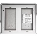 Obudowa natynkowa z daszkiem do paneli Sfera - 4 moduły - Aluminium