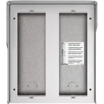 Obudowa natynkowa z daszkiem do paneli Sfera - 6 modułów - Aluminium