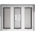 Obudowa natynkowa z daszkiem do paneli Sfera - 9 modułów - Aluminium