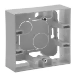 Niloe Step - puszka natynkowa pojedyncza- kolor aluminium
