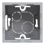 SUNO - Pojedyncza puszka natynkowa, Aluminium
