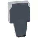 PLEXO IP66 GNIAZDO 2P+Z Z KLAPKĄ BLOKUJĄCĄ WTYCZKĘ 16 A - 250V~ - MECHANIZM BEZ PUSZKI