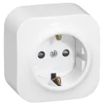FORIX IP20 - GNIAZDO 2P+Z SCHUKO 16 A - 250 V BIAŁE