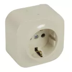 FORIX IP20 - GNIAZDO 2P+Z SCHUKO 16 A - 250 V KREMOWE