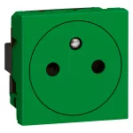 MOSAIC GN 2P+Z PŁASKIE PODŁĄCZACZE PRZEZ ZACISKI AUTOMATYCZNE-2 MOD ZIELONE ANTYBAK 16A-250V