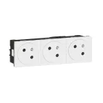 MOSAIC GN 3X2P+Z PODŁĄCZENIE PRZEZ ZAC AUTOMATYCZNE-6 MODUŁÓW BIAŁE 16A-250V~