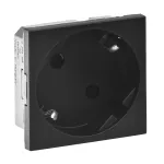 MOSAIC - Gniazdo 2P+Z SCHUKO 16 A - 250 V~ - kątowe 45 stopni - zaciski automatyczne