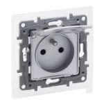 NILOE SELECTION - GNIAZDO 2P+Z - IP44 16 A - 250 V~ - Z PRZESŁONĄ, ZACISKI ŚRUBOWE ALUMINIUM
