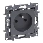 NILOE SELECTION - GNIAZDO 2P+Z 16 A - 250 V~ (BEZ PRZESŁONY, ZACISKI ŚRUBOWE) STAL