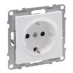 SUNO - Gnizado SCHUKO zasilające z przesłoną 2P+Z - 16 A - 250 V~ - zaciski śrubowe, Biały