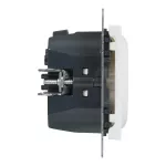 SUNO - Gniazdo SCHUKO 2P+Z - 16 A - 250 V~ - + USB TYP C - 1,5 A - 5 V, Biały