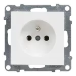 SUNO - Gniazdo 2P+Z - 16 A - 250 V~ - zaciski śrubowe, Biały