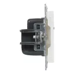 SUNO - Gniazdo 2P+Z - 16 A - 250 V~ - zaciski śrubowe, Biały