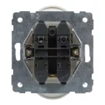 SUNO - Gniazdo 2X2P+Z - 16 A - 250 V~ - zaciski śrubowe - możliwość montażu w ramkach wielkorotynych, Biały