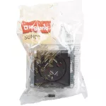 SUNO - Gniazdo SCHUKO 2P+Z- 16 A - 250 V~ - z przesłoną IP44 - zaciski automatyczne, Aluminium