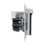 SUNO - Gniazdo 2P+Z IP44 - 16 A - 250 V~ - zaciski automatyczne - z przesłoną, Aluminium