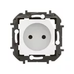 NOWE NILOE - GNIAZDO SCHUKO 2P Z PRZESŁONĄ, ZACISKI ŚRUBOWE 16A -250V~ BIAŁE