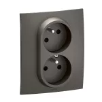 NOWE NILOE - GN CZESKIE 2X2P+Z Z PRZESŁONĄ ZAC ŚRUBOWE KOMPLET 16A-250V~ STALOWE