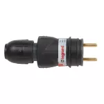 WTYCZKA GUMOWA 2P+Z - 16 A - IP44 - IK08 - AUTOZACISKI I DŁAWIK