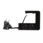 PRZEDŁUŻACZ Z KLIPSEM 4X2P+Z, 2XUSB A, Z PRZEWODEM 1.5 METRA 3X1.5 MM2 - CZARNY