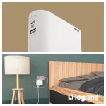 ROZGAŁĘŹNIK 2X2P, USB A+C - BIAŁY/GRAFITOWY