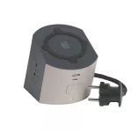 PRZEDŁUŻACZ - STACJA ŁADOWANIA: 2X2P+Z, USB A+C, ŁADOWARKA INDUKCYJNA, Z PRZEWODEM 2.0 METRA 1,5 MM2 - LATTE/GRAFITOWY