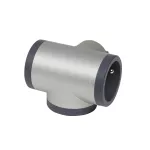 ROZGAŁĘŹNIK 3X2P+Z - ALUMINIUM/GRAFITOWY
