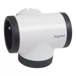 ROZGAŁĘŹNIK OBROTOWY 2X2P+Z, USB A+C - BIAŁY/GRAFITOWY