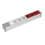 BLOK ZASILAJĄCY 3X2P+Z + 3X2P+Z Z BLOKADĄ