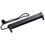 Przedłużacz PREMIUM, obrotowy, 5x2P+Z, z dwoma gniazdami USB C i ogranicznikiem przepięć, z przewodem 1,5 m 3x1.0 mm² - CZARNY/GRAFITOWY