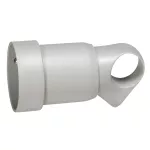 GNIAZDO WTYCZKOWE PRZENOŚNE 2P+Z - 16 A - PLASTIKOWE - SZARE- Z PIERŚCIENIEM