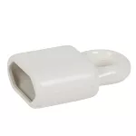 GNIAZDO WTYCZKOWE PRZENOŚNE 2P - 2,5A - PLASTIKOWE - BIAŁE