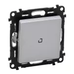 VALENA LIFE ŁĄCZNIK JEDNOBIEGUNOWY ZE WSKAŹNIKIEM ALUMINIUM 250 V~