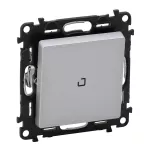 VALENA LIFE ŁĄCZNIK KRZYŻOWY PODŚWIETLANY ALUMINIUM 250 V~