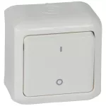 FORIX IP44 - ŁĄCZNIK DWUPOLOWY 10 AX BIAŁY