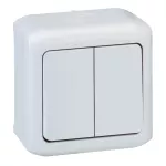 FORIX IP44 - ŁĄCZNIK ŚWIECZNIKOWY 10 AX BIAŁY
