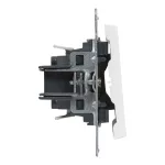 SUNO - Łacznik jednobiegunowy - 10 AX - 250 V~ - zaciski automatyczne, Biały