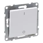 SUNO - Łącznik dwubiegunowy - 10 AX - 250 V~ - zaciski śrubowe, Biały