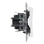 SUNO - Łącznik świecznikowy - 10 AX - 250 V~ - zaciski automatyczne, Biały