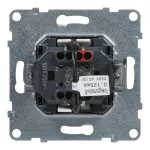 SUNO - Łącznik schodowy z podświetleniem - 10 AX - 250 V~ - zaciski automatyczne, Biały