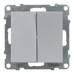 SUNO - Łącznik świecznikowy - 10 AX - 250 V~ - zaciski automatyczne, Aluminium