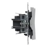 SUNO - Łącznik świecznikowy - 10 AX - 250 V~ - zaciski automatyczne, Aluminium