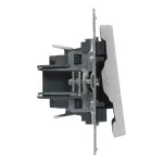 SUNO - Łącznik schodowy - 10 AX - 250 V~ - zaciski automatyczne, Aluminium