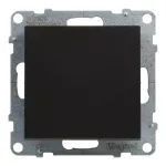 SUNO - Łacznik jednobiegunowy - 10 AX - 250 V~ - zaciski automatyczne, Czarny