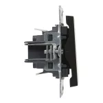 SUNO - Łacznik jednobiegunowy - 10 AX - 250 V~ - zaciski automatyczne, Czarny