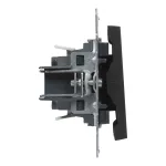 SUNO - Łącznik schodowy - 10 AX - 250 V~ - zaciski automatyczne, Czarny