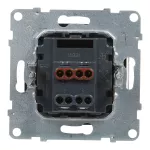 SUNO - Łącznik krzyżowy - 10 AX - 250 V~ - zaciski śrubowe, Czarny