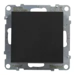 SUNO - Łącznik krzyżowy - 10 AX - 250 V~ - zaciski śrubowe, Czarny