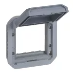 NOWE PLEXO - ADAPTER ARTEOR/MOSAIC Z PRZYCIEMNIONĄ KLAPKĄ MECHANIZM SZARY