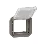 NOWE PLEXO - ADAPTER ARTEOR/MOSAIC Z PRZEZRO. KLAPKĄ Z BLOKADĄ MECH. ANTRACYT